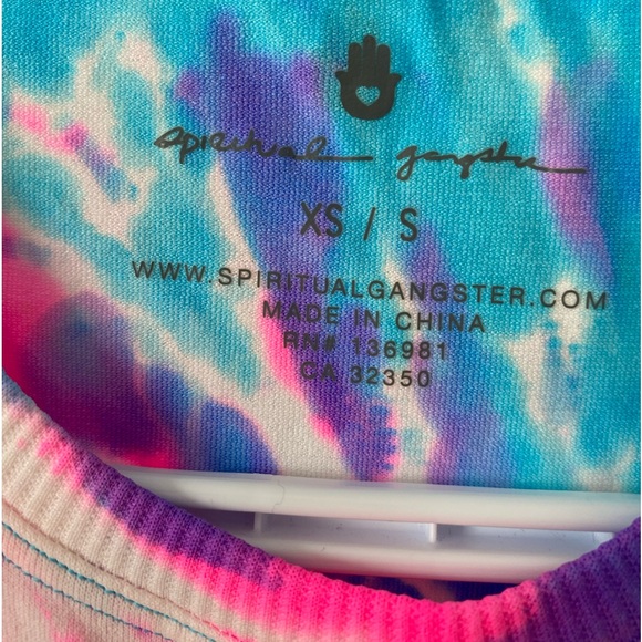 Active Flow Tank Top Sunburst Tie Dye -BNWT - Picture 4 of 5